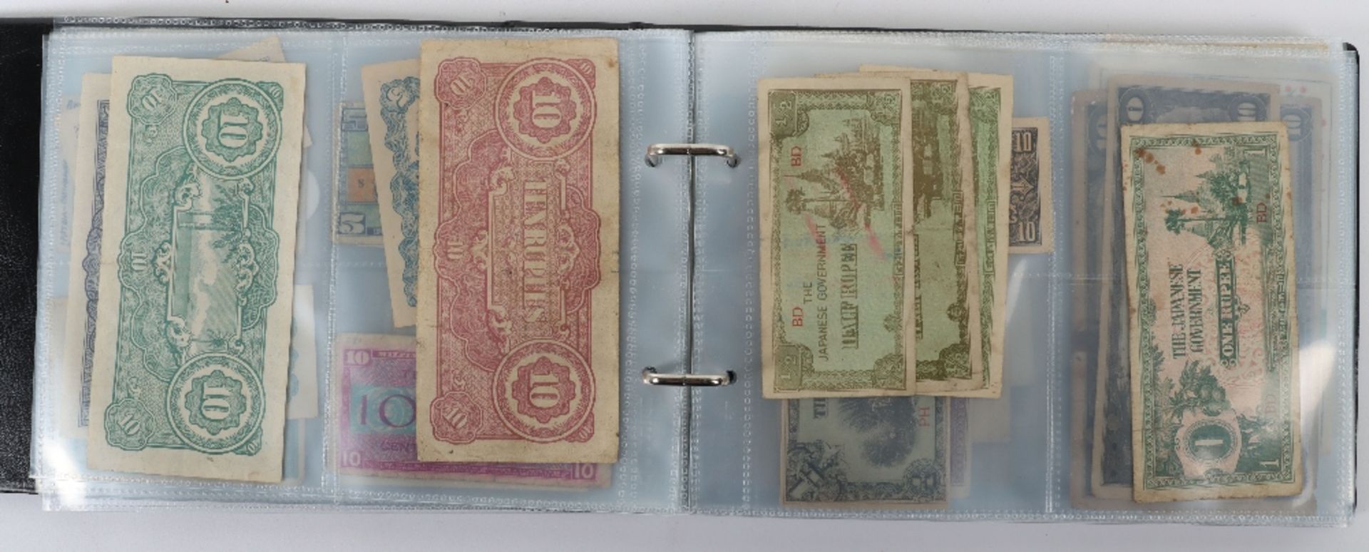 Fascinating Collection of Mainly Wartime Occupation Currency, - Bild 13 aus 32