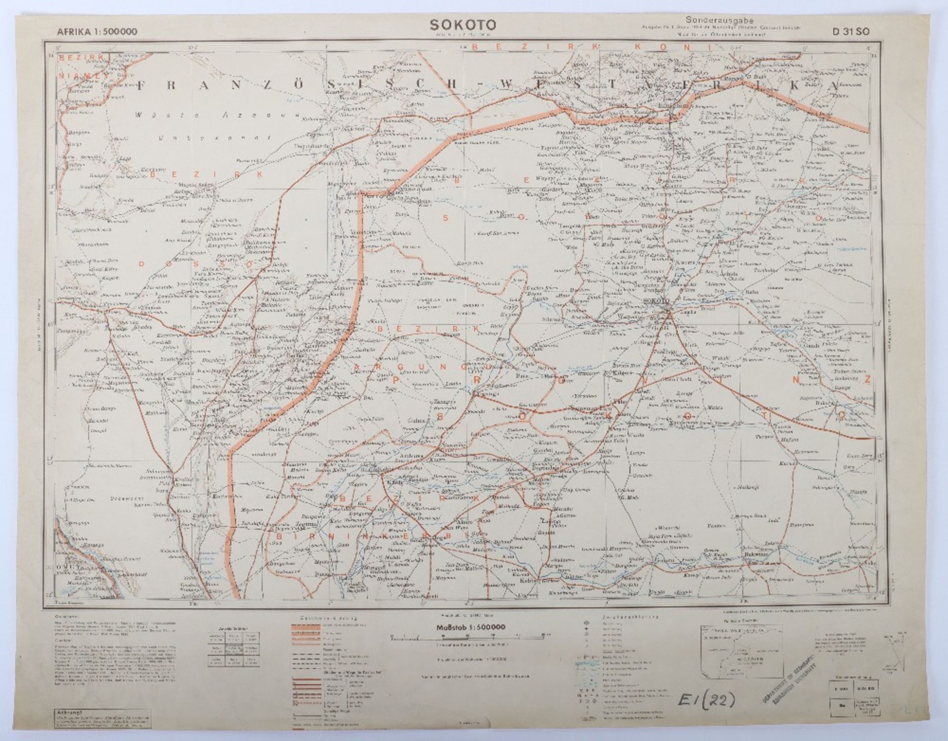 Collection of German Maps, Sonderausgabe VIII 1941 Etc - Image 6 of 9