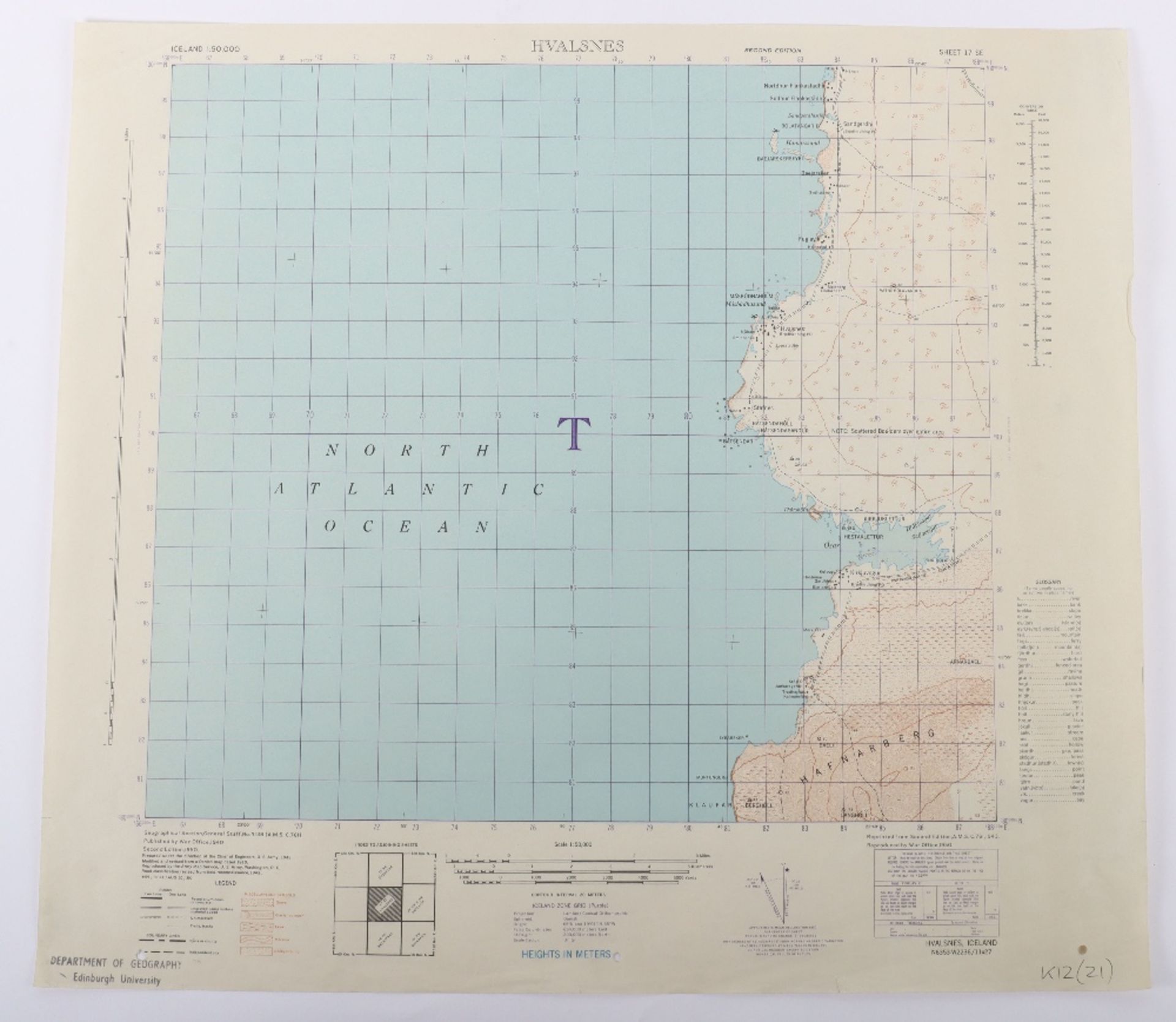 US Army Maps Iceland - Bild 8 aus 10