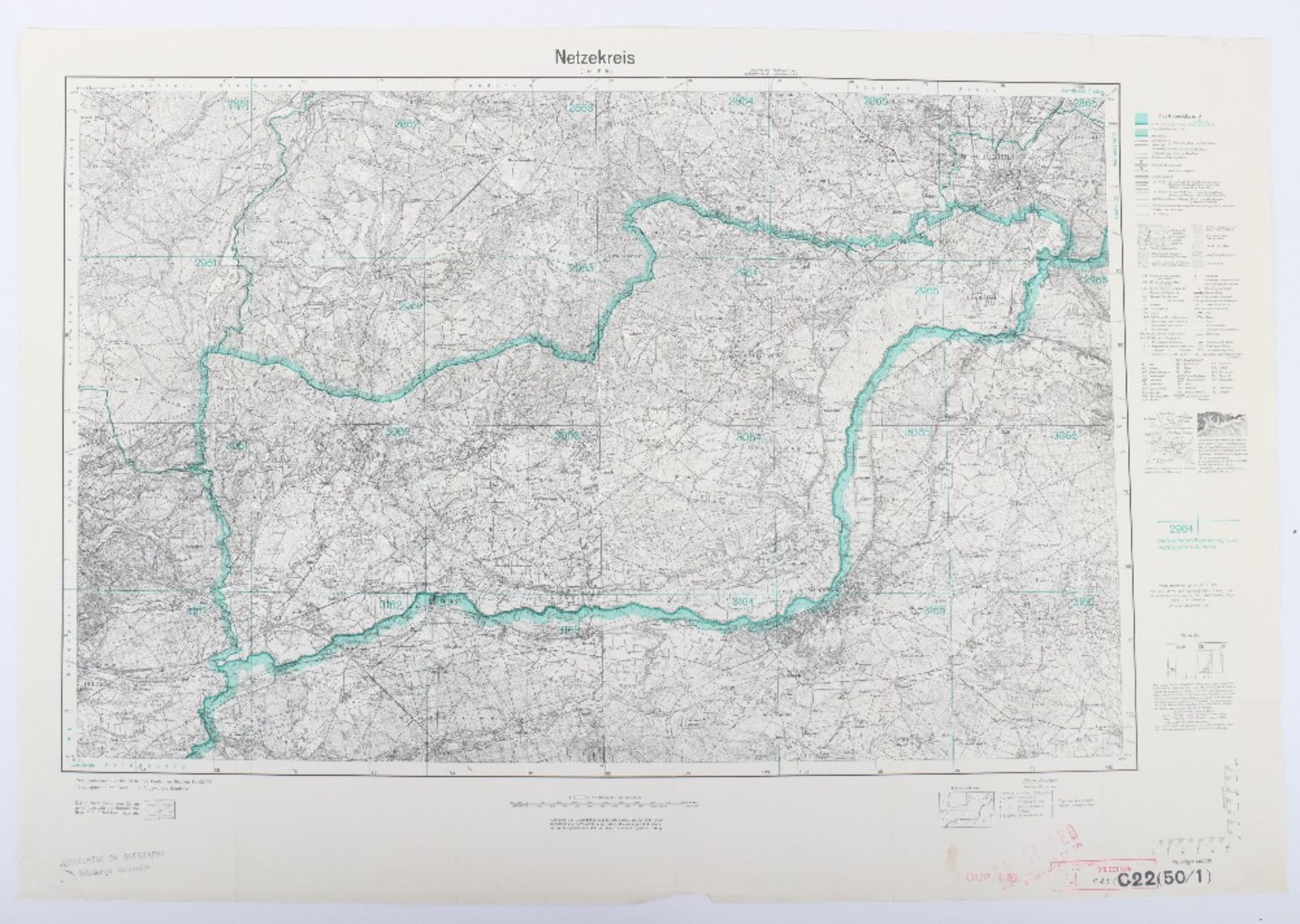 Maps, Zusamendruck aus der Karte des Deutschen Reich - Bild 20 aus 28