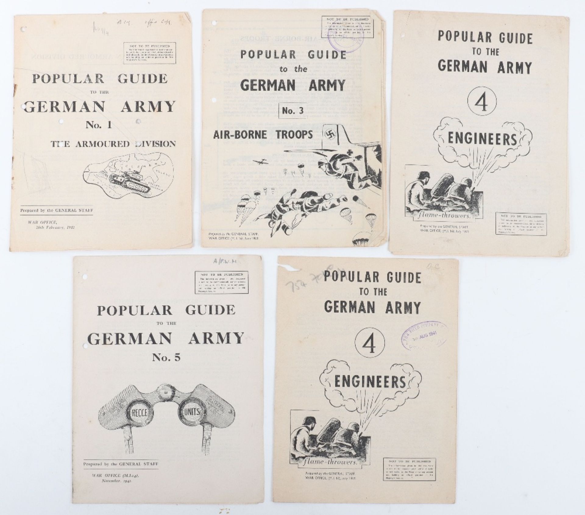 Popular Guides to the German Army Series War Office 1941