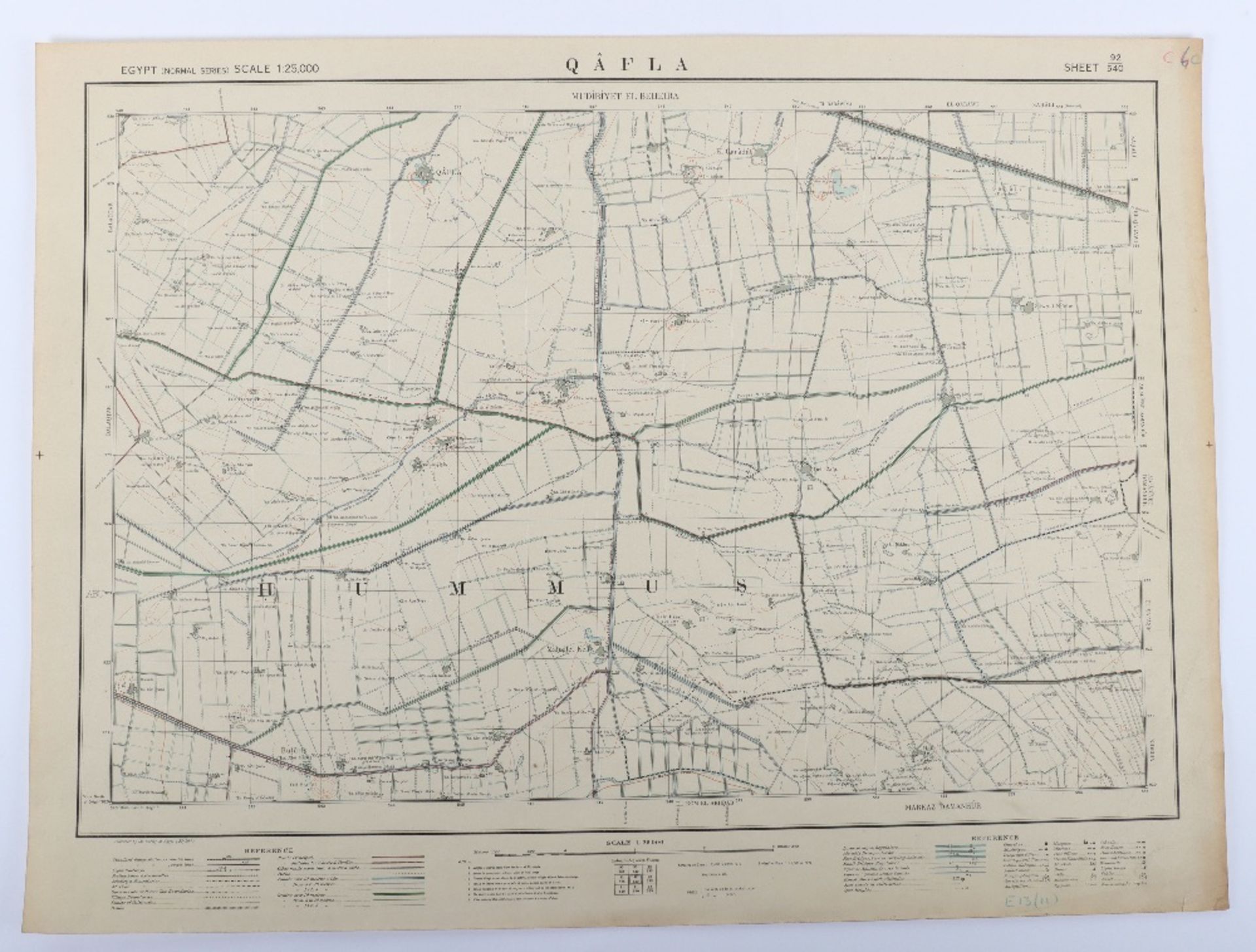 Survey of Egypt 1922 - Bild 6 aus 8