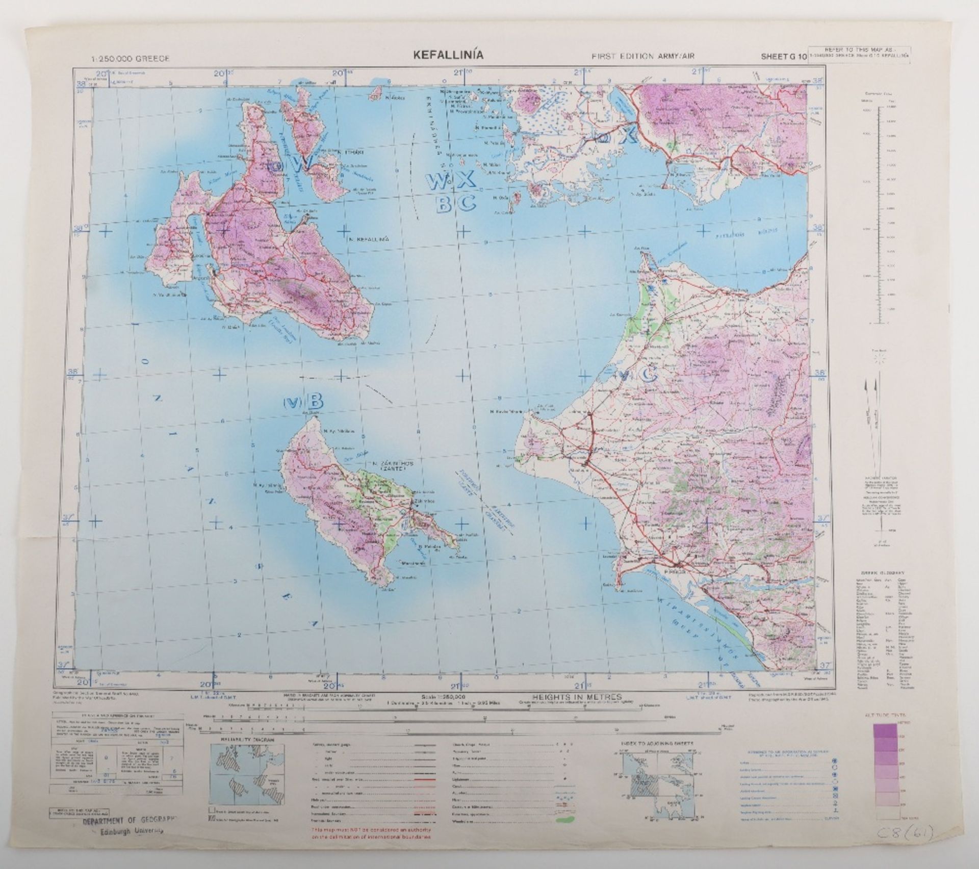 Maps Greece, WW2 Period - Bild 6 aus 7