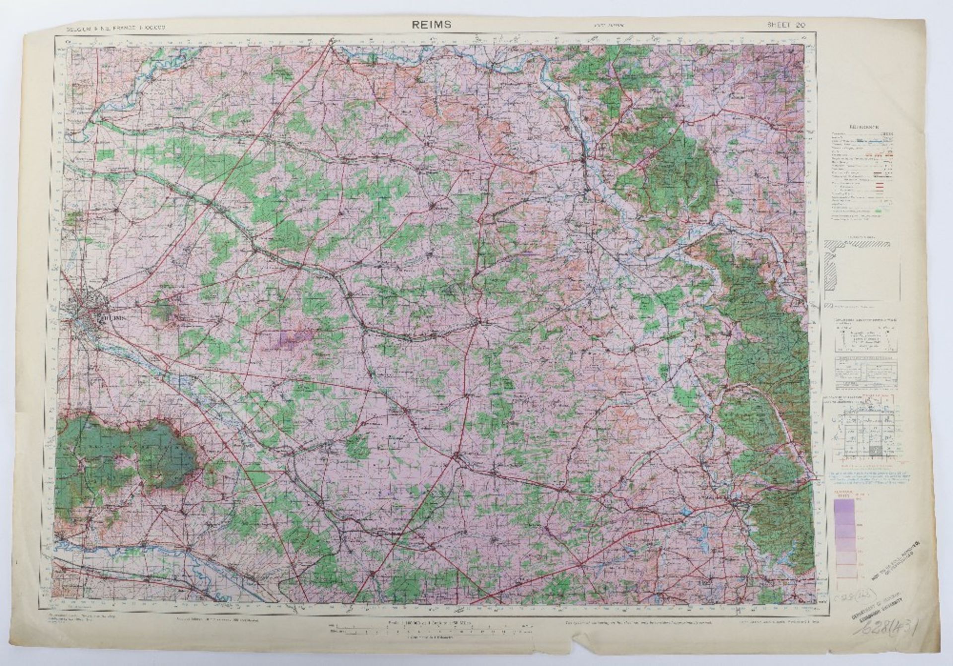 Maps, GSGS 4332 Belgium/NE France 1:,100K WWII Period
