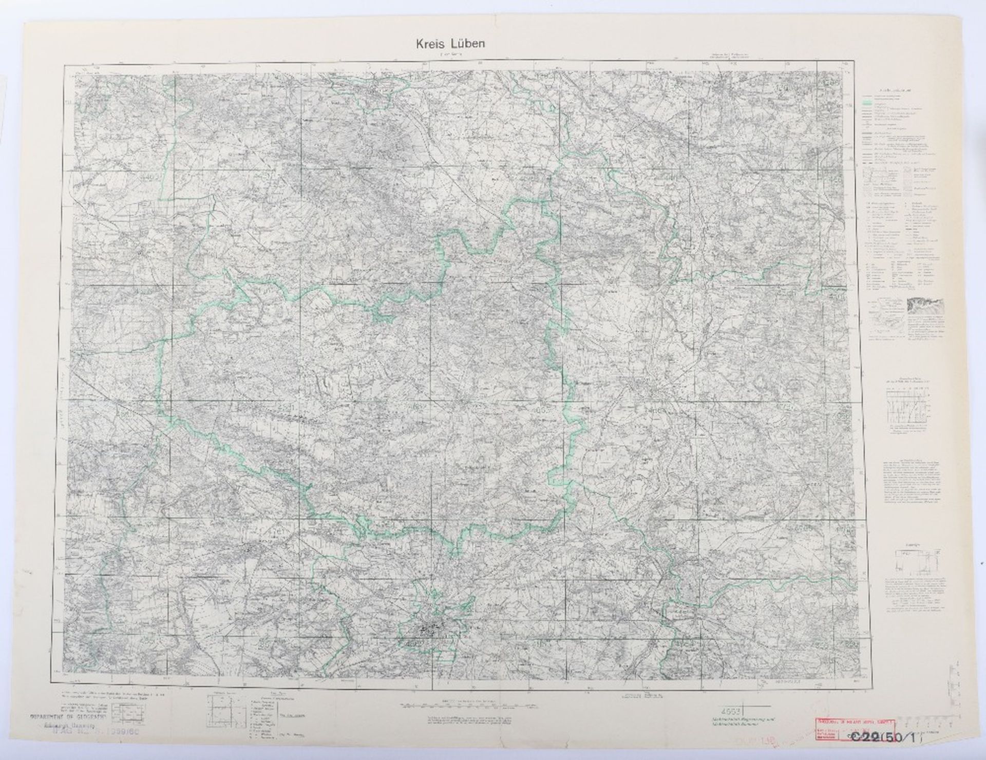 Maps, Zusamendruck aus der Karte des Deutschen Reich - Bild 21 aus 28