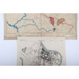 Maps, Interesting map of Charleville, City Plan, 1:5000. 1944