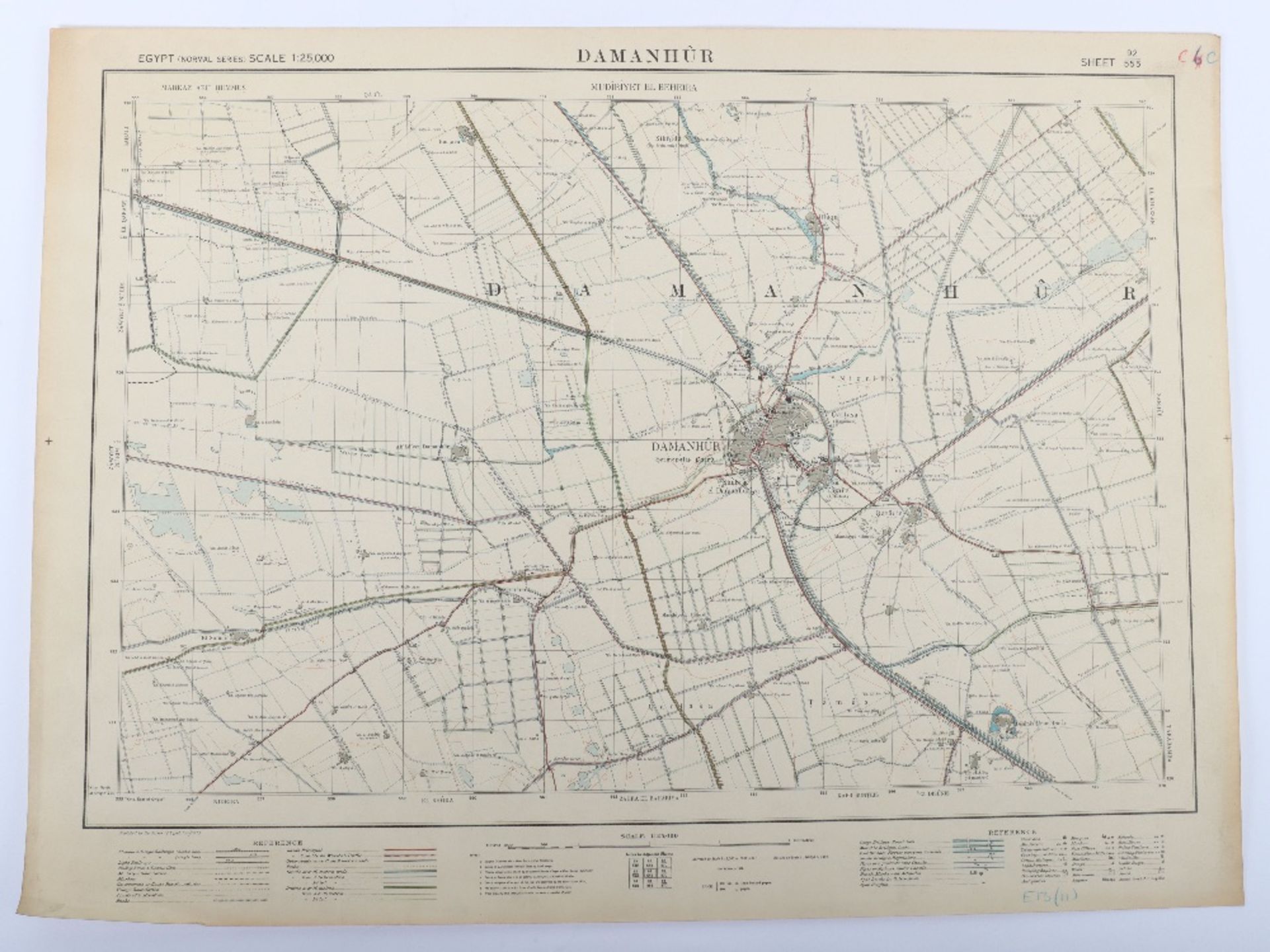 Survey of Egypt 1922 - Bild 3 aus 8