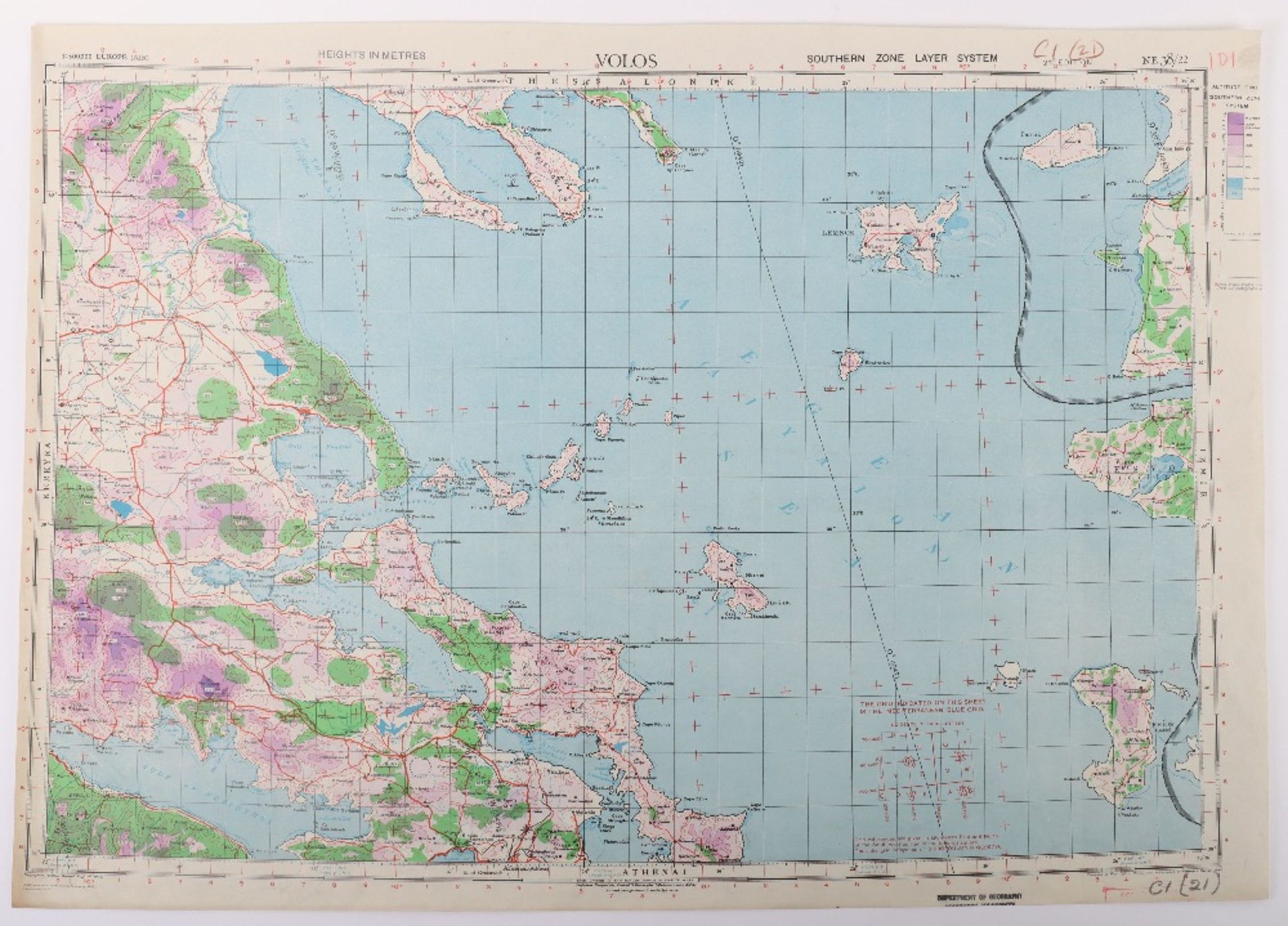 Maps, GSGS4072 Europe (Air) 1:500K. WWII Period - Bild 9 aus 11