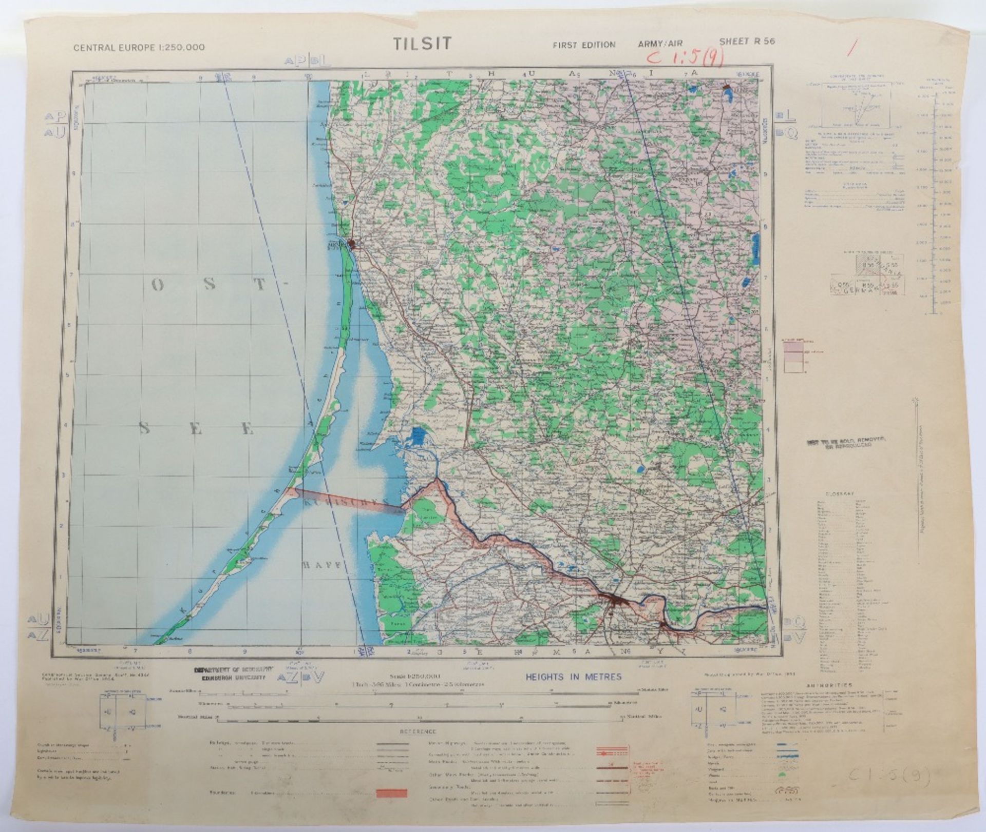 Maps, GSGS 4346 Central Europe & Belgium/France