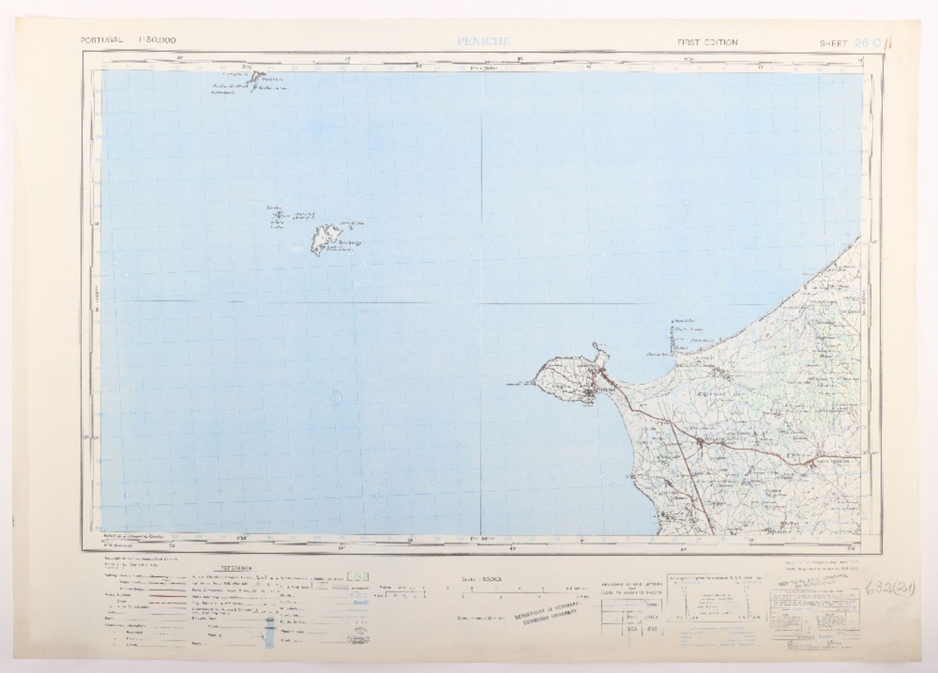 Maps GSGS 4145 1:50K Portugal 1942 - Image 3 of 4