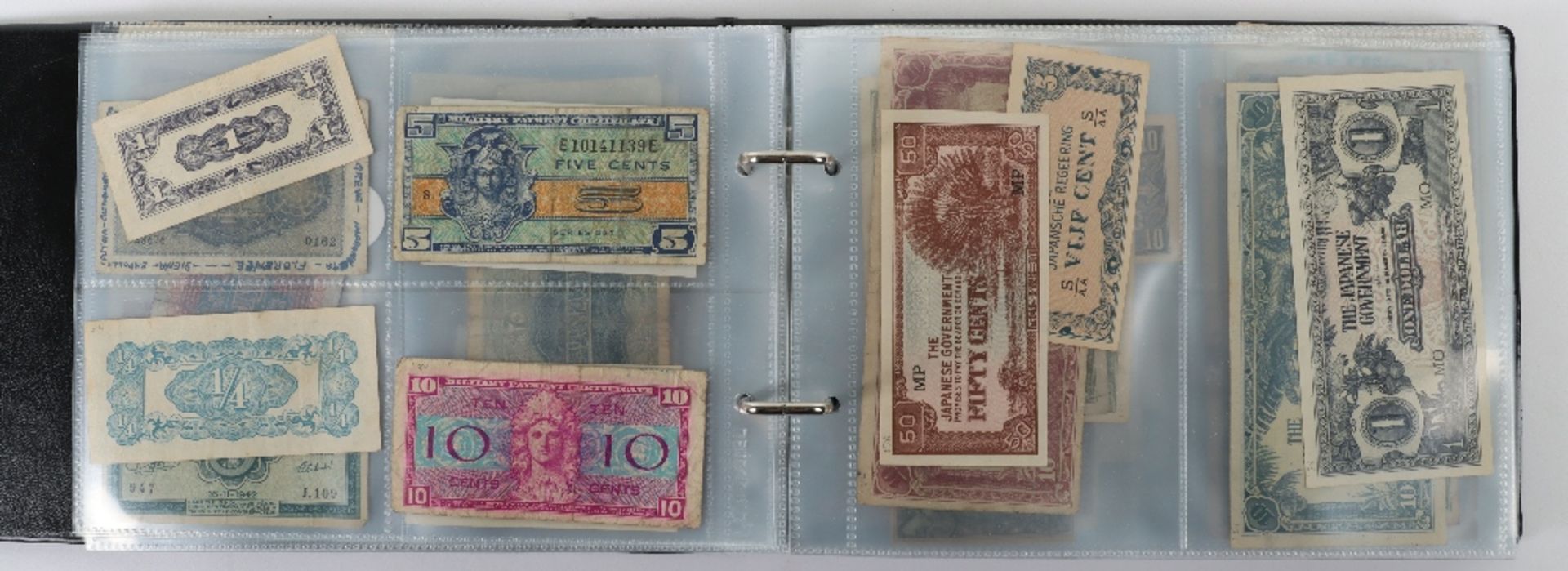 Fascinating Collection of Mainly Wartime Occupation Currency, - Bild 11 aus 32