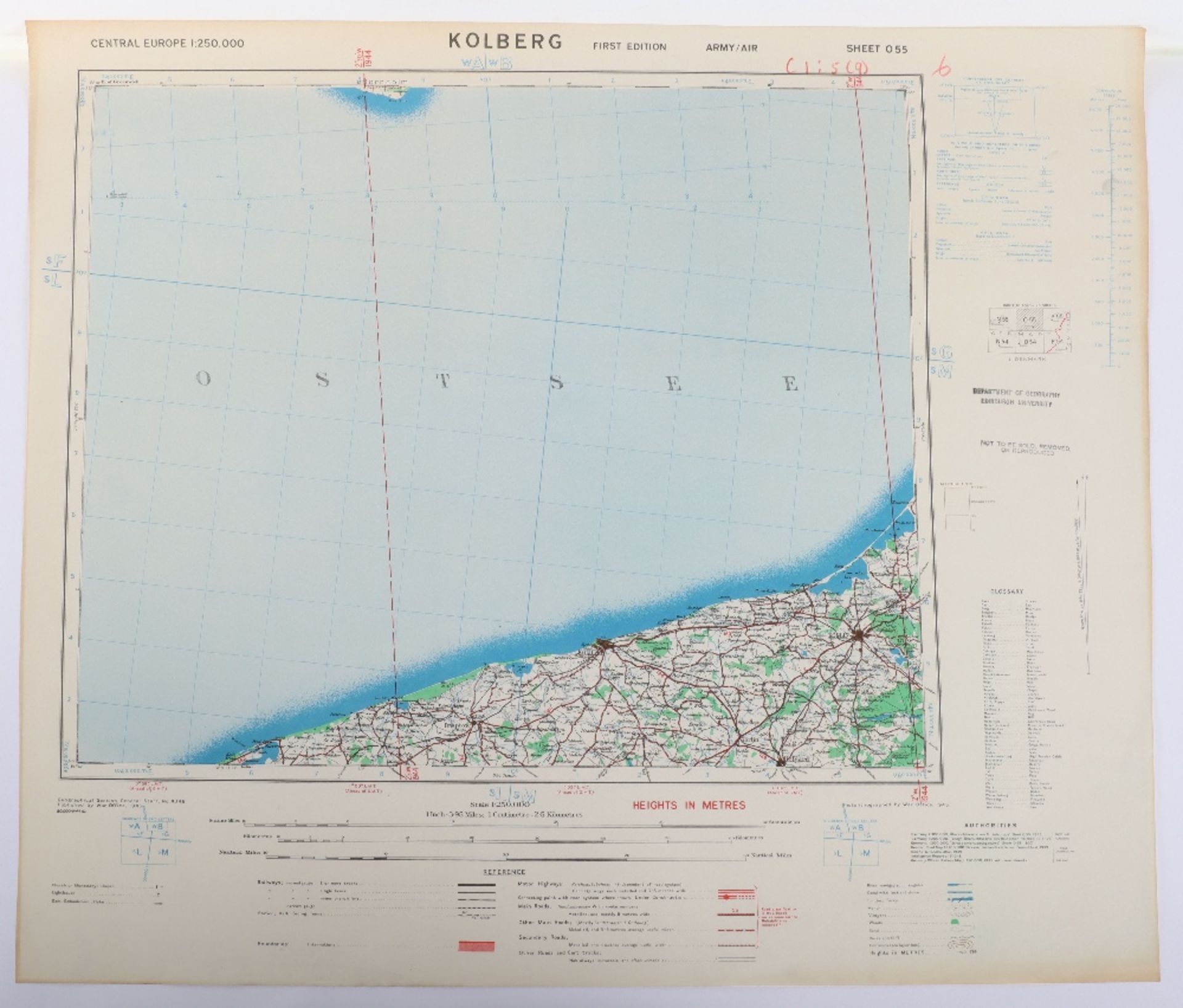 Maps, GSGS 4346 Central Europe & Belgium/France - Bild 6 aus 6