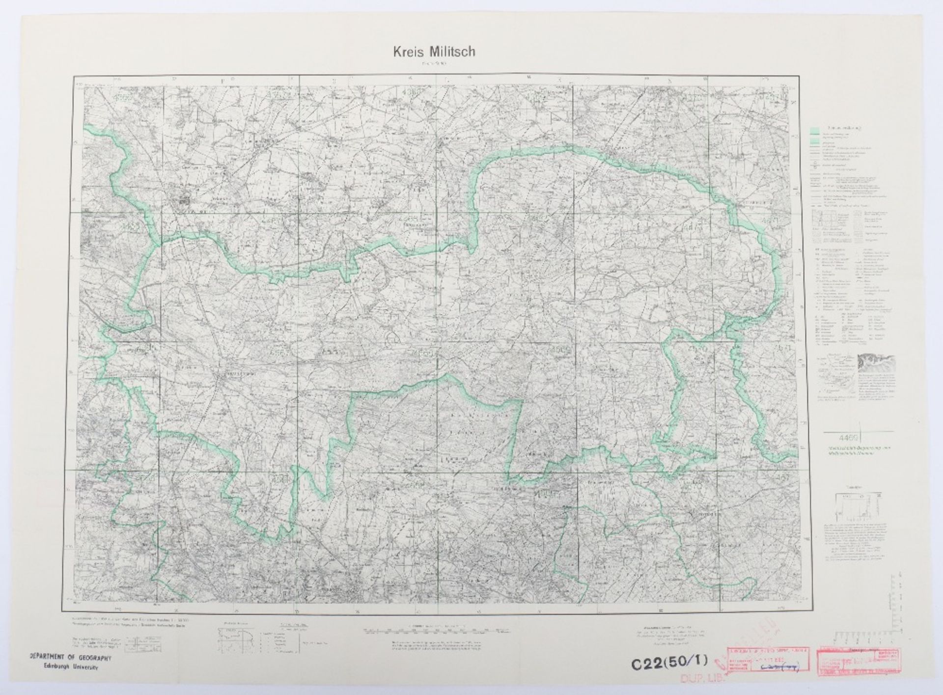 Maps, Zusamendruck aus der Karte des Deutschen Reich - Bild 11 aus 28