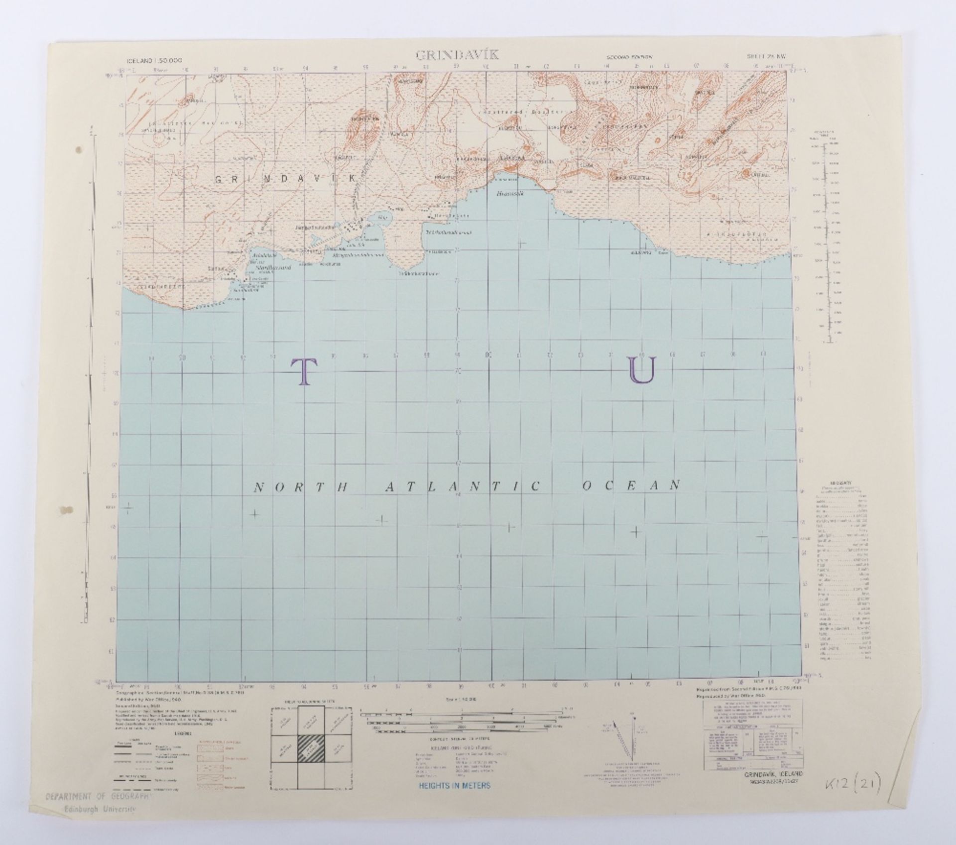 US Army Maps Iceland - Bild 3 aus 10