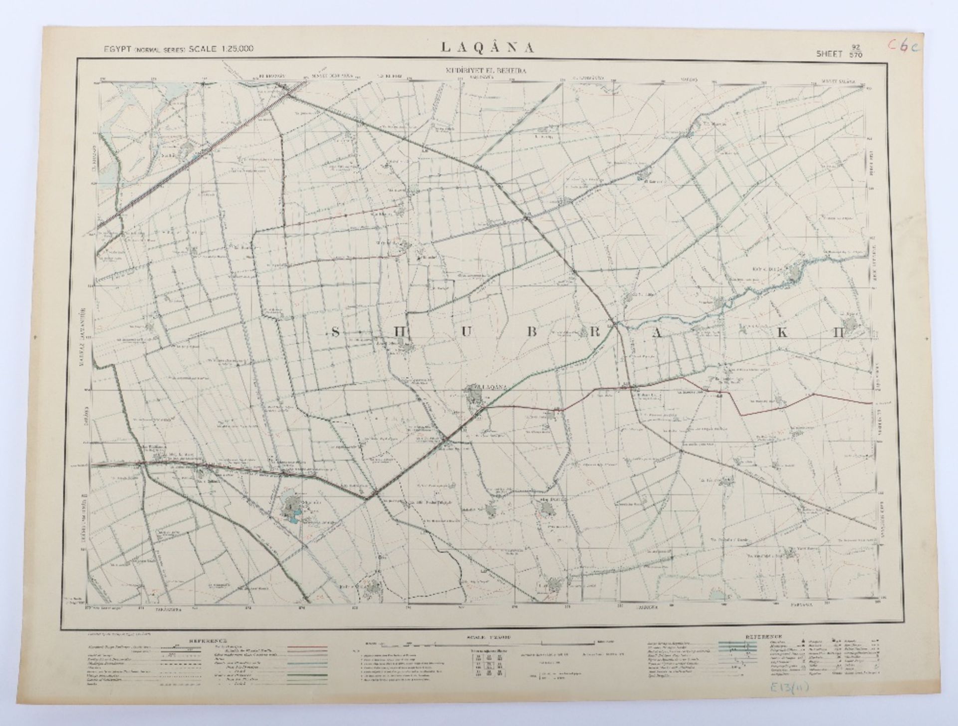 Survey of Egypt 1922 - Bild 5 aus 8