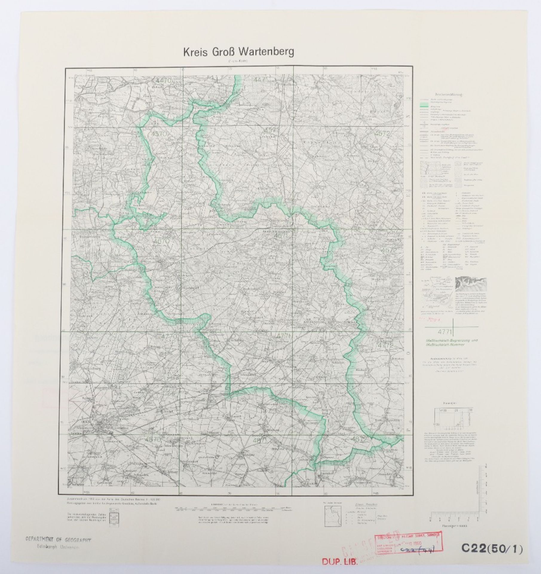 Maps, Zusamendruck aus der Karte des Deutschen Reich - Bild 8 aus 28