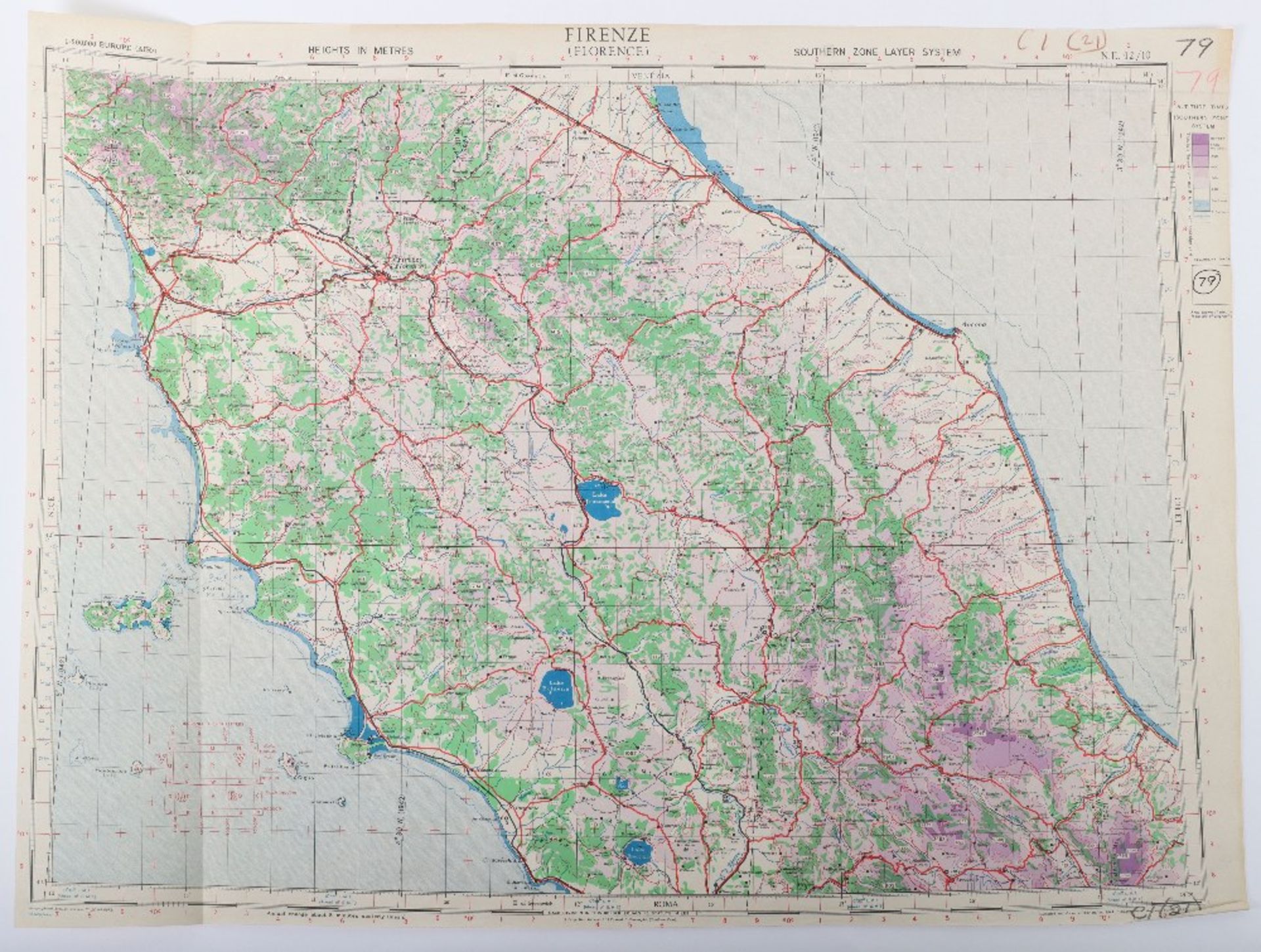 Maps, GSGS4072 Europe (Air) 1:500K. WWII Period - Bild 5 aus 11