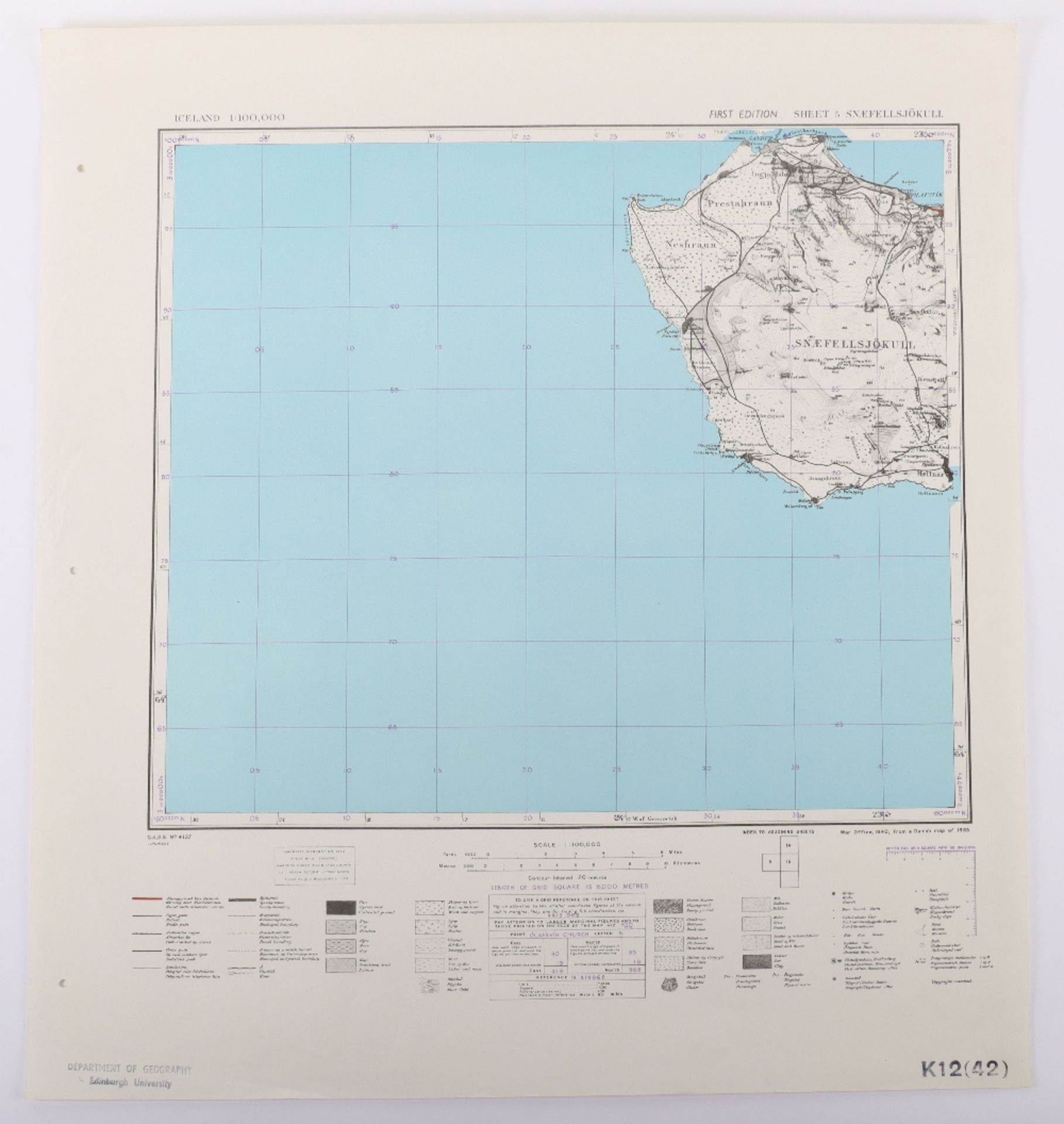 US Army Maps Iceland - Bild 7 aus 10