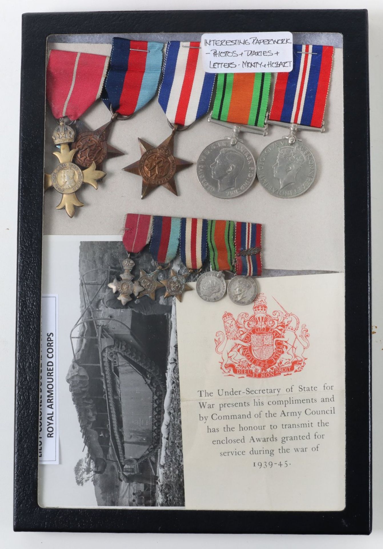Exceptionally Important Ephemera, Photographs and Medals to Captain (temporary Major) acting Lieuten - Image 6 of 24