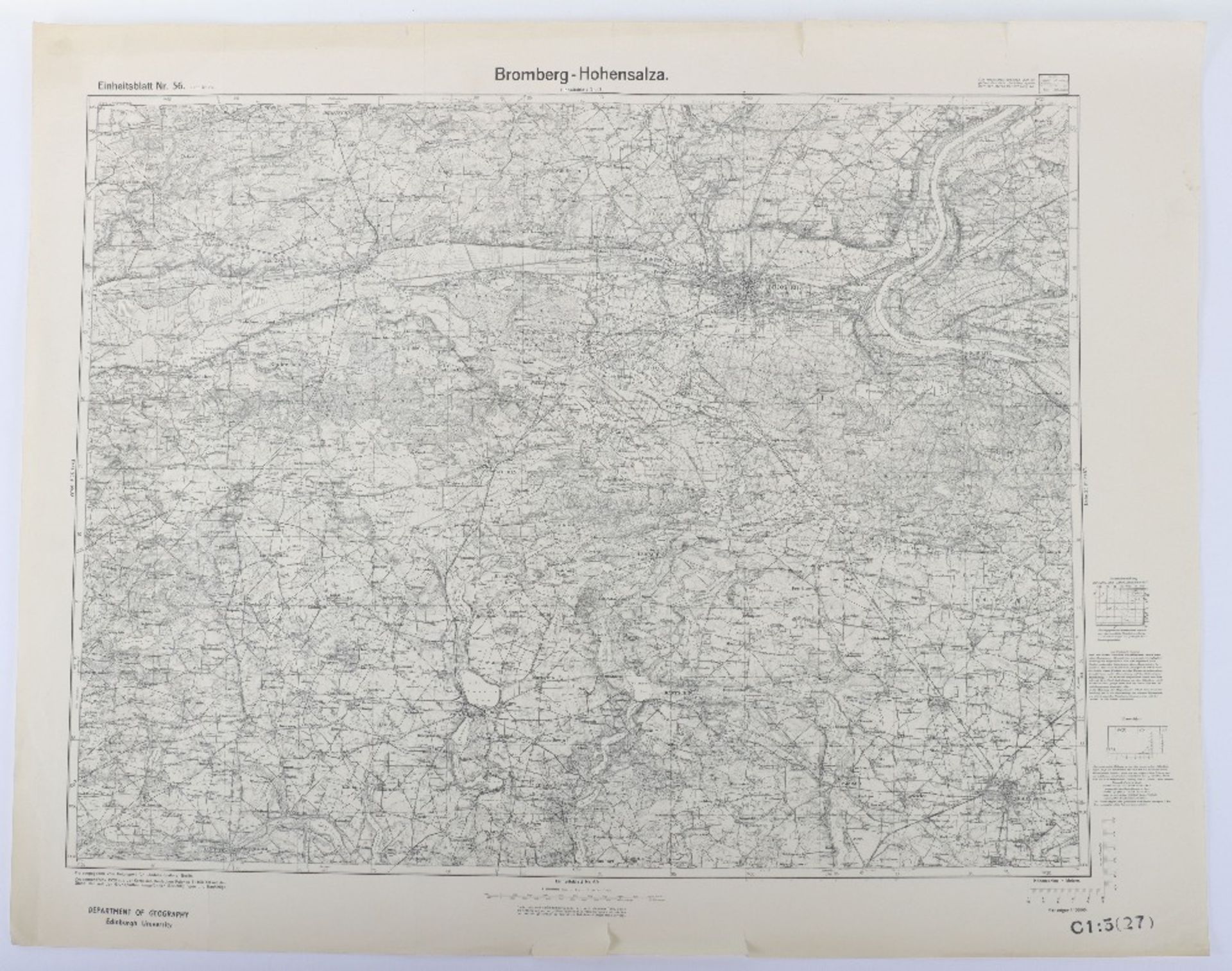 Maps, Einheitsblatt, Sonderausgabe 1:100K WW2 Period - Bild 3 aus 6