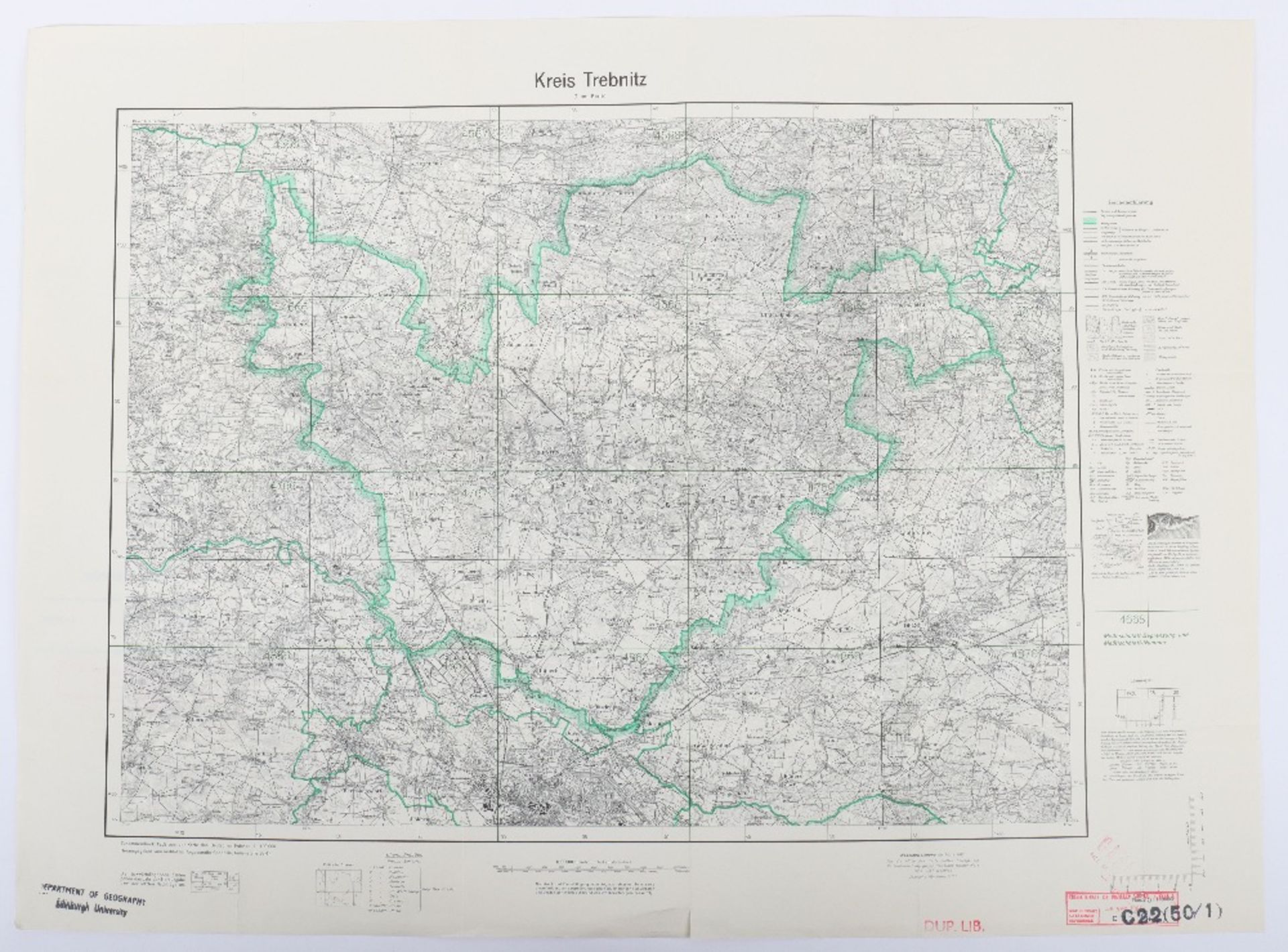 Maps, Zusamendruck aus der Karte des Deutschen Reich - Bild 16 aus 28