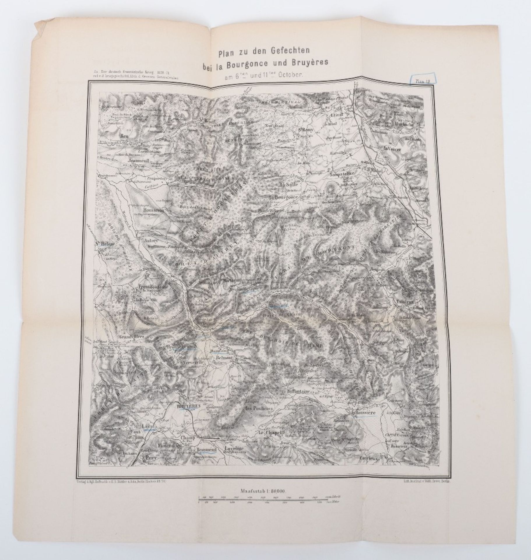 Collection of Maps Relating to the Franco-Prussian War - Bild 13 aus 20