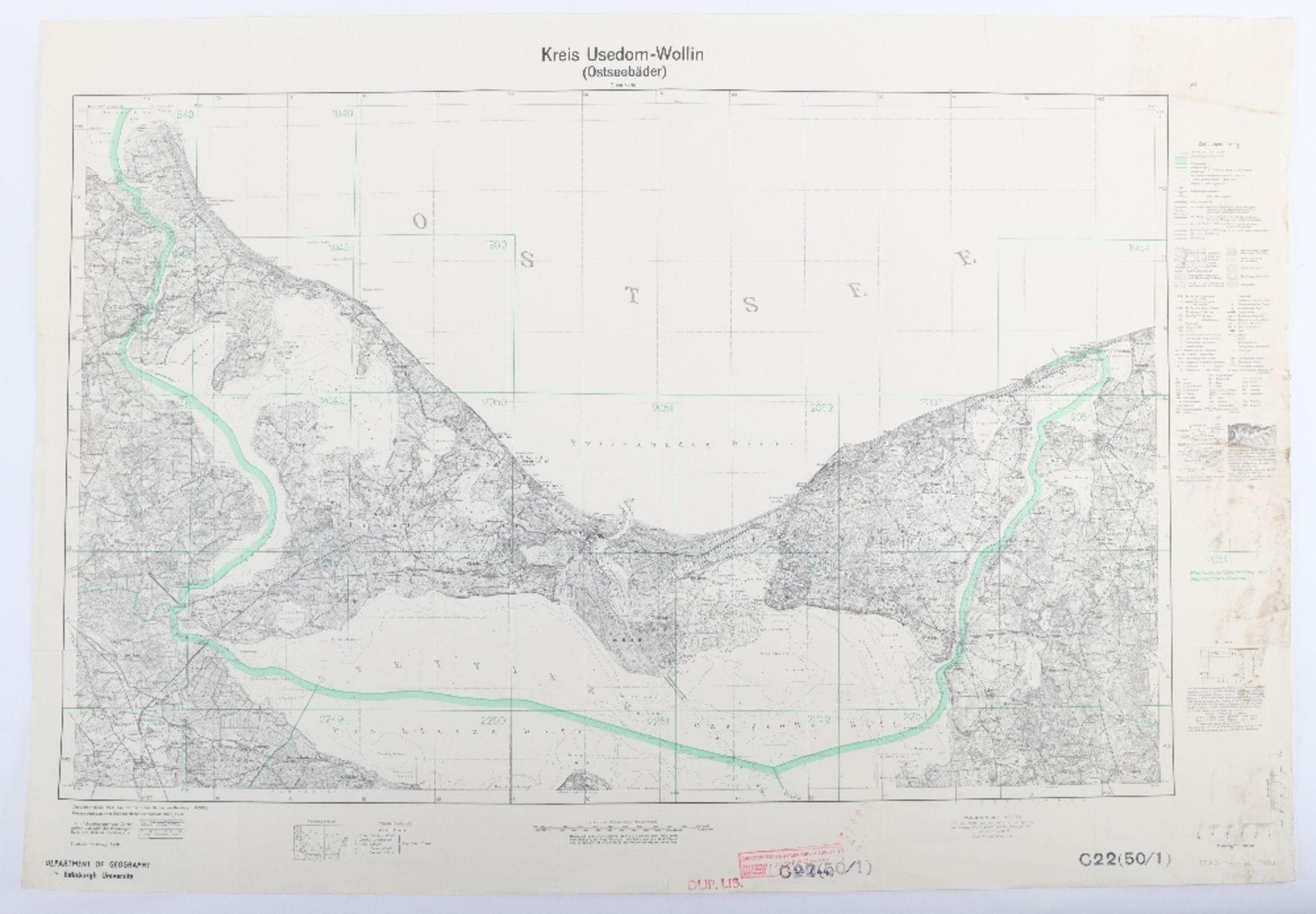 Maps, Zusamendruck aus der Karte des Deutschen Reich - Bild 5 aus 28