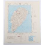 Various Paper Maps of Aegean Islands