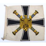 Scarce Third Reich Kriegsmarine Grand Admirals Pennant / Flag