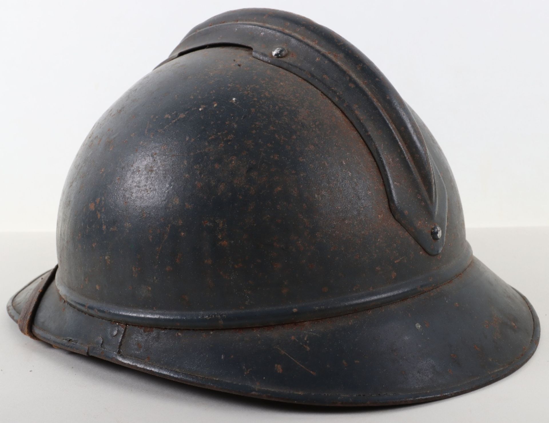 WW1 French Medical Service M-15 Adrian Steel Helmet - Bild 5 aus 8