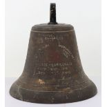 Interesting WW2 Memorial Bell of Intelligence Corps Interest