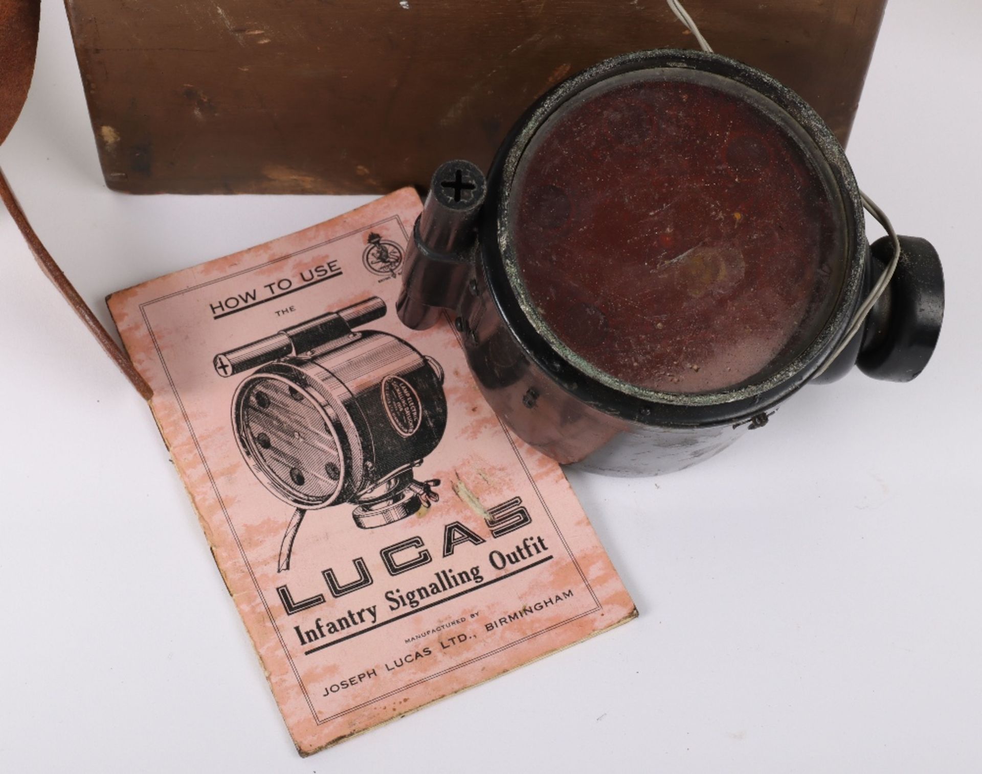 WW1 British 1918 Signalling Lamp in Carry Case - Image 3 of 7