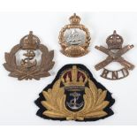 WW1 Royal Naval Division Officers Cap Badge