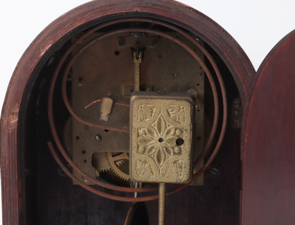 WW2 Staffordshire Home Guard Presentation Mantle Clock - Image 7 of 8