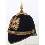 Post 1902 Royal Engineers Officers Home Service Pattern Helmet