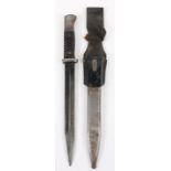 WW2 German K98 Bayonet with Marine Marked Frog