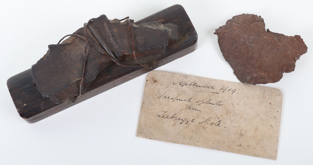 Piece of Shrapnel Taken from the Zeebrugge Mole - Image 3 of 3