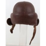 WW1 Period Royal Flying Corps Warren Pattern Flying Helmet