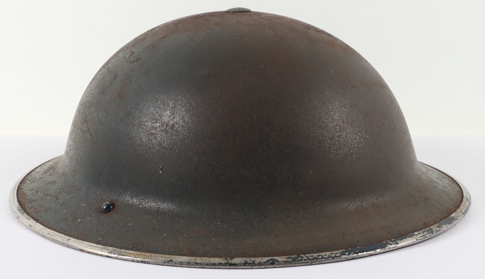 WW2 British Home Front Police Officers Steel Helmet - Image 5 of 7