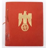 Rare Third Reich Presentation Book Produced to Commemorate Benito Mussolini’s State Visit to Munich