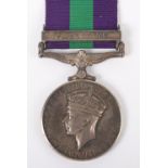 George VI General Service Medal 1918-62, Irish Guards Taken Prisoner of War Italy 1944