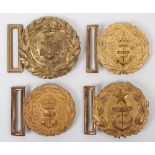 Selection of Royal Indian Navy & Indian Navy Waistbelt Clasps