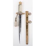 WW2 German Naval (Kriegsmarine) Officers Dress Dagger by Carl Eickhorn