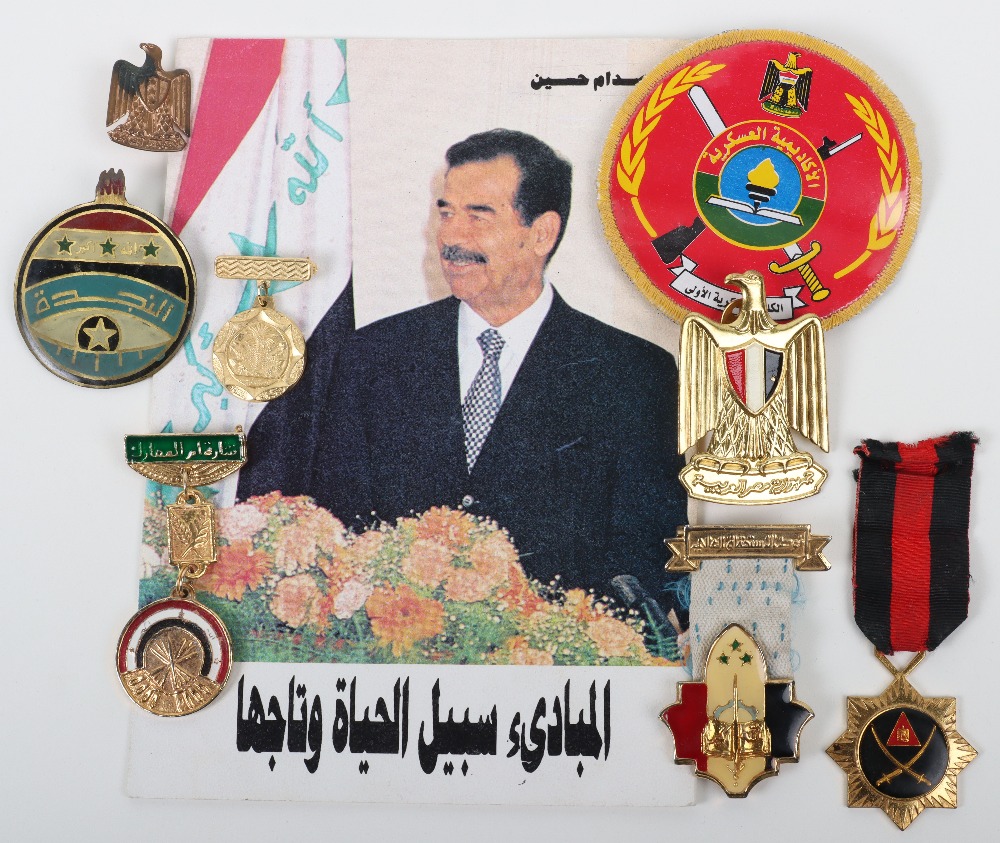 Interesting Collection of Captured Iraqi Medals & Badges