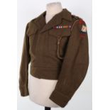 Scarce WW2 Devonshire Regiment Battle Dress Blouse