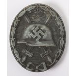 WW2 German Silver Grade Wound Badge by Steinhauer & Luck Ludenscheid