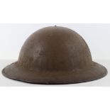 Named WW1 British Brodie Steel Combat Helmet