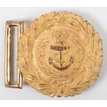 Post 1902 Admiral Rank Royal Navy Waistbelt Clasp
