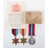 WW2 Royal Navy HMS Barham 1941 Casualty Medal Group