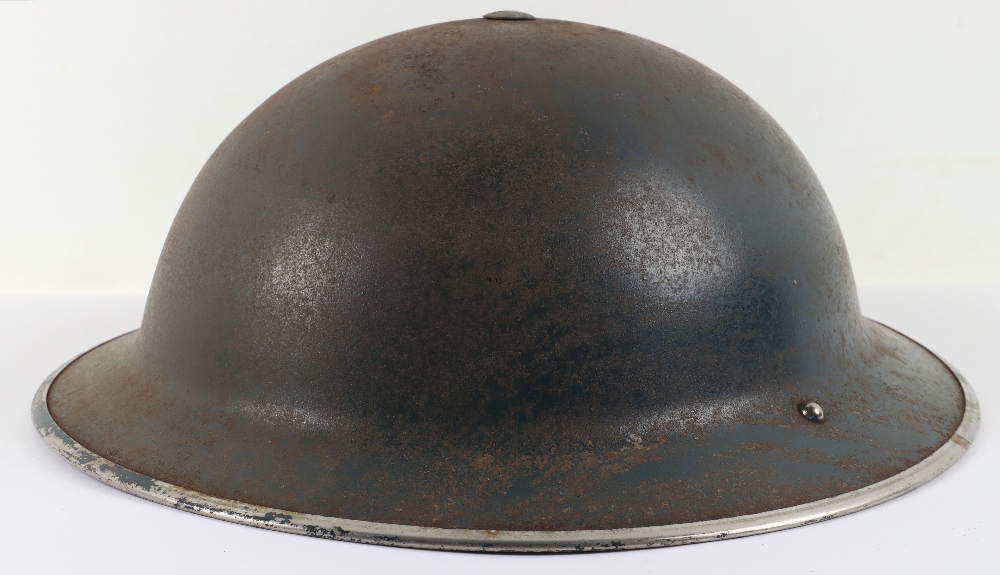 WW2 British Home Front Police Officers Steel Helmet - Image 6 of 7